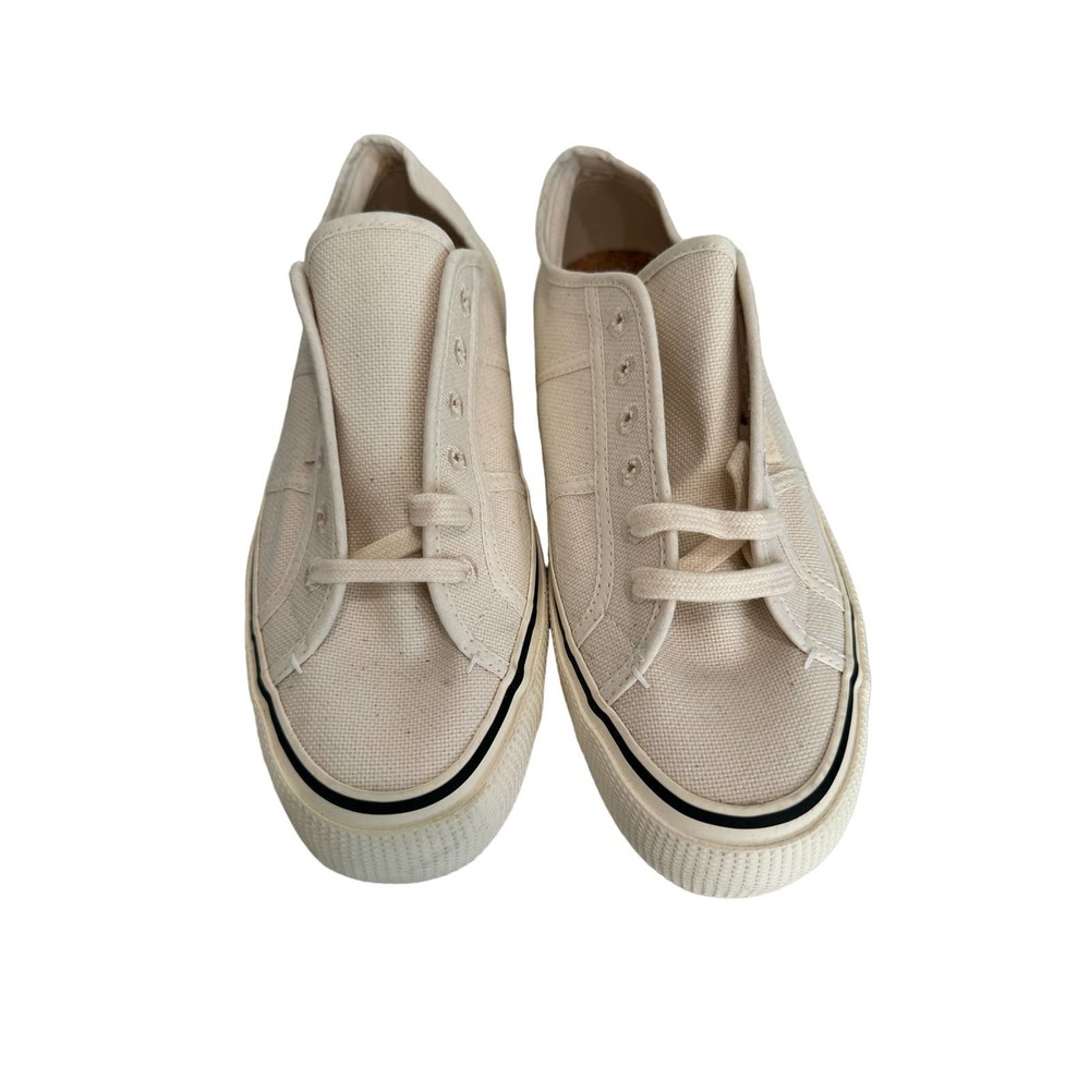 NEVER‎ WORN Superga Women's 2750 Sneaker Natural Organic Cream Size 10 (41.5 EU) - Picture 5 of 5